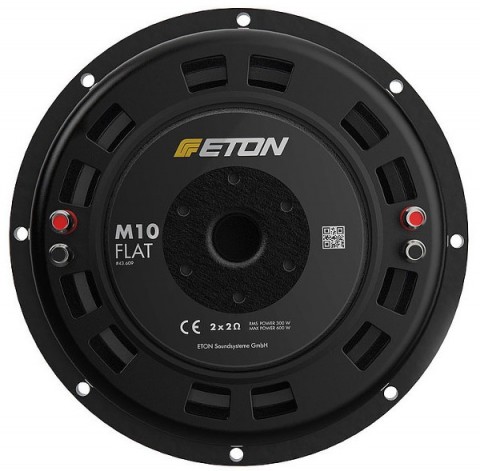 Automobilinis žemų dažnių garsiakalbis 10" (25cm) 600W 2Ώ+2Ώ (dvi ritės) Eton 